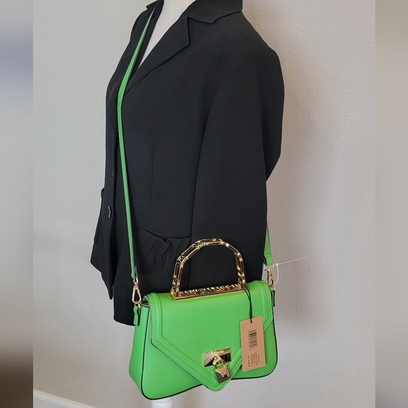 *NEW* Steve Madden Green Flare BGINERVA Crossbody Handbag - Picture 5 of 16